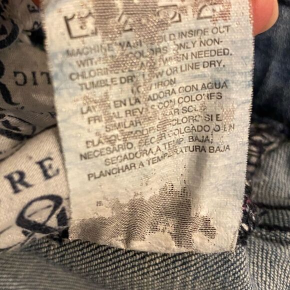 Rock & Republic Jeans Kasandra Bootcut Queen B Style Studded Size 8 - Picture 13 of 15